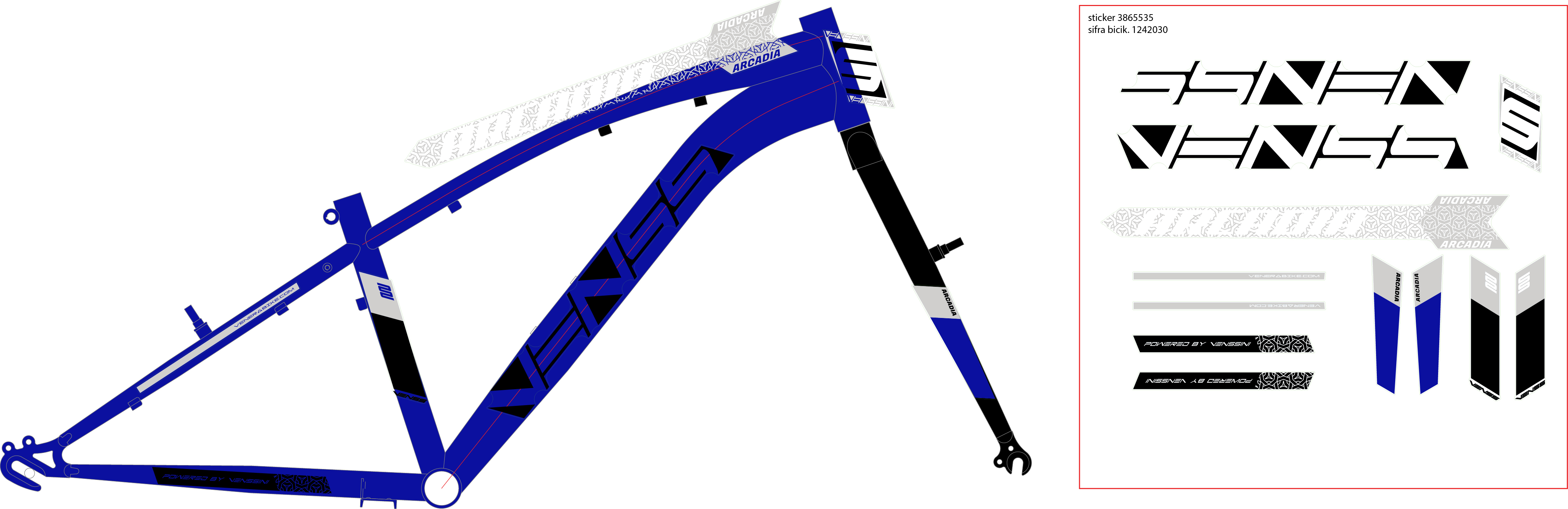 F.VILA ZA RAM  ARC242MTV/25BK01P03/XS12-3892249 2025